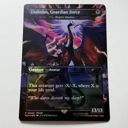 Diabolos, Guardian Force Death's Shadow -MTG x Final Fantasy Store Champs FOIL - Image 1
