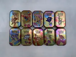 Pokemon 151 Mini Tin Set of 10 EMPTY - NO PACKS! - Image 1