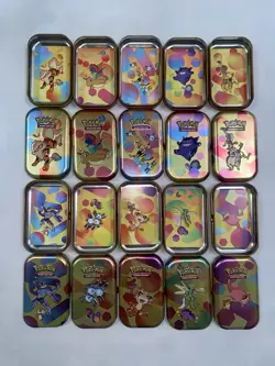 Pokemon 151 Mini Tin Set of 10 EMPTY - NO PACKS! - Image 2
