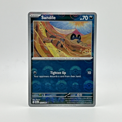 Sandile 057/086 Poke Ball Reverse Holo SV11B: Black Bolt Pokemon TCG English - Image 1