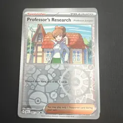 Professor's Research - 085/086 - Reverse Holo - Pokemon Black Bolt ! - Image 1
