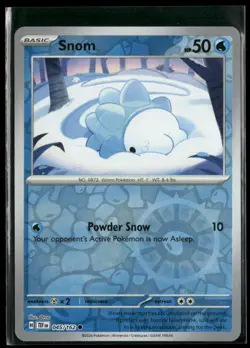 Pokemon Snom #045/162 SV05: Temporal Forces Common Reverse Holo - Image 1