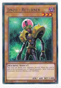 Yugioh - Jinzo - Returner LODT-EN006 Unlimited Rare NM - Image 1