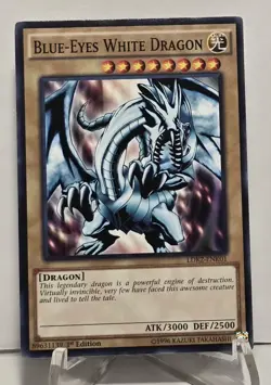 Blue-Eyes White Dragon LDK2-ENK01 1st Edition Yugioh TCG NM/M - Image 1