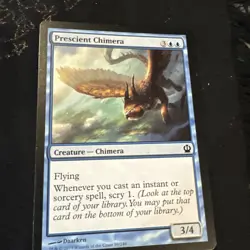MTG 2013 PRESCIENT CHIMERA - CREATURE 59/249 - Magic Gathering card - Image 1