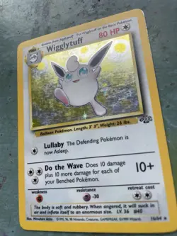Wigglytuff Pokemon Card - 16/64 TCG Jungle Set Rare Holo - Image 2