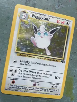 Wigglytuff Pokemon Card - 16/64 TCG Jungle Set Rare Holo - Image 3
