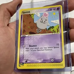 Pokemon Spoink 73/97 Dragon Regular NM/MT Vintage Vtg Pokemon Card Common TCG - Image 2