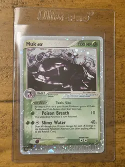 2003 Pokemon Muk Ex 96/97 Holo Card Dragon Rare Foil English TCG - Image 1