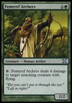 Femeref Archers - Medium Play MTG 10th Edition - Image 1