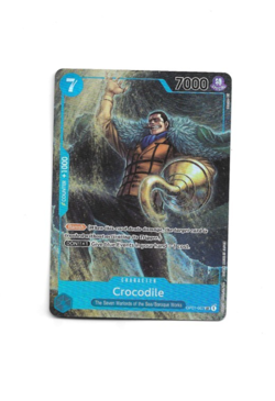 One Piece Card Game Crocodile OP01-067 SR Alternate Art Parallel NM - Image 1