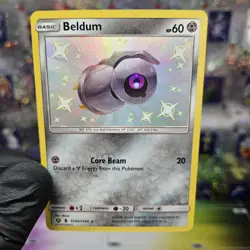 Pokemon Card Beldum SV30/SV94 Hidden Fates Shiny Vault Near Mint - Image 1