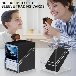 Mlikero Card Deck Cases, 6 Pack Acrylic Commander Deck Box Holding 100+ Sleeved - Image 2