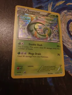 Serperior 13/149 Holo Rare Boundaries Crossed Pokemon Card Excellent - Image 1