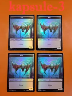 4x Thopter & Bat (0004) | FOIL TOKEN | Murders at Karlov Manor | MTG Magic Cards - Image 2