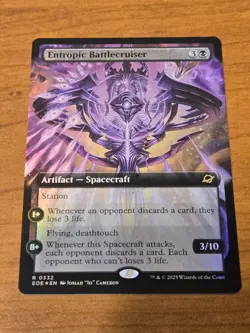 MTG Edge of Eternities - Entropic Battlecruiser - EOE 332 - FOIL - Image 1