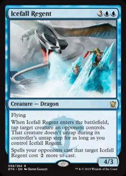 Icefall Regent - Medium Play MTG Dragons of Tarkir - Image 1