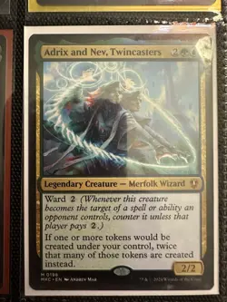 Adrix and Nev, Twincasters - 198 - NM - Commander: Murders at Karlov Manor - MTG - Image 1