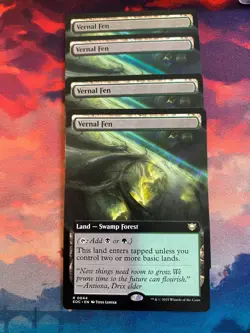 MTG Edge of Eternities Vernal Fern Extended Art x 4 - Image 1