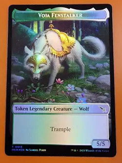 1x Detective & Voja Fenstalker (13) | FOIL TOKEN | Murders at Karlov Manor | MTG - Image 2