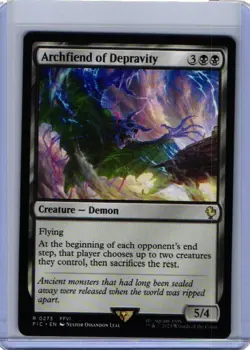 MTG - Commander: FINAL FANTASY - Archfiend of Depravity #273 - Image 1