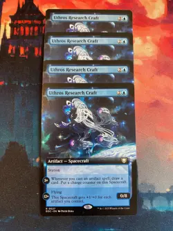 MTG Edge of Eternities Uthros Research Craft Extended Art x 4 - Image 1