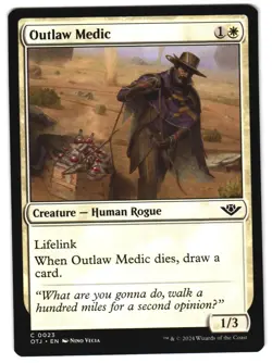 Outlaw Medic 23 C Outlaws of Thunder Junction NM MTG - Image 1