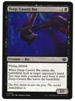 Deep-Cavern Bat 102 U The Lost Caverns of Ixalan NM MTG - Image 1