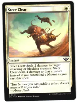 Steer Clear 31 C Outlaws of Thunder Junction NM MTG - Image 1