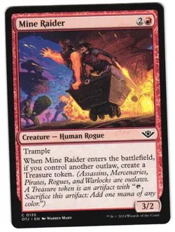 Mine Raider 135 C Outlaws of Thunder Junction NM MTG - Image 1