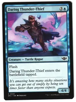 Daring Thunder-Thief 41 C Outlaws of Thunder Junction NM MTG - Image 1