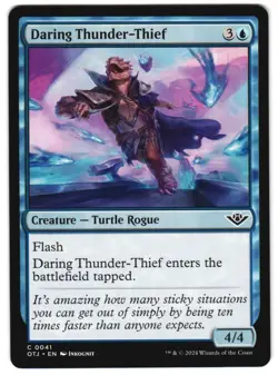 Daring Thunder-Thief 41 C Outlaws of Thunder Junction NM MTG - Image 1