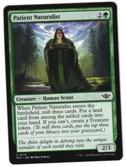 Patient Naturalist 174 C Outlaws of Thunder Junction NM MTG - Image 1