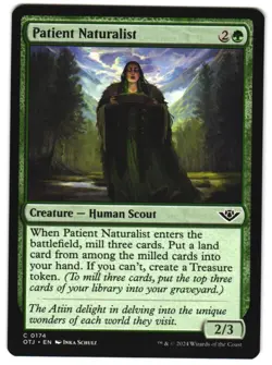 Patient Naturalist 174 C Outlaws of Thunder Junction NM MTG - Image 1