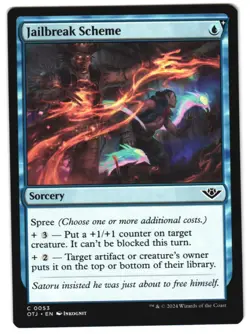 Jailbreak Scheme 53 C Outlaws of Thunder Junction NM MTG - Image 1