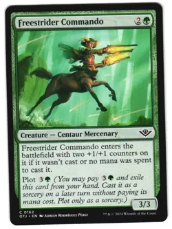 Freestrider Commando 162 C Outlaws of Thunder Junction NM MTG - Image 1