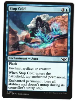 Stop Cold 72 C Outlaws of Thunder Junction NM MTG - Image 1