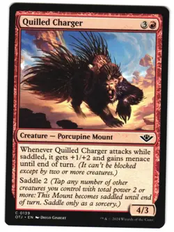 Quilled Charger 139 C Outlaws of Thunder Junction NM MTG - Image 1