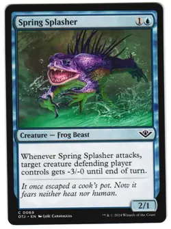 Spring Splasher 69 C Outlaws of Thunder Junction NM MTG - Image 1