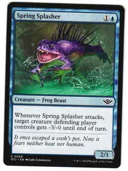Spring Splasher 69 C Outlaws of Thunder Junction NM MTG - Image 1