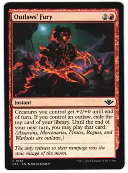 Outlaws' Fury 136 C Outlaws of Thunder Junction NM MTG - Image 1