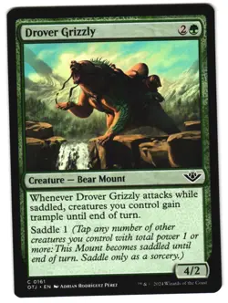 Drover Grizzly 161 C Outlaws of Thunder Junction NM MTG - Image 1