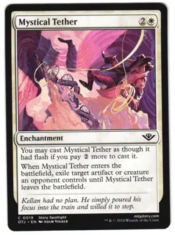 Mystical Tether 19 C Outlaws of Thunder Junction NM MTG - Image 1