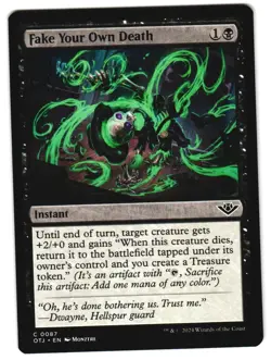 Fake Your Own Death 87 C Outlaws of Thunder Junction NM MTG - Image 1