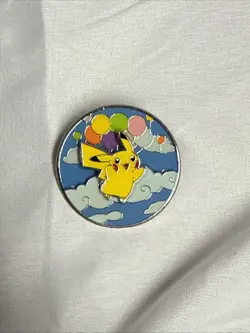 Official Pokemon Flying & Surfing Pikachu Celebrations Pin 2021 - Image 1