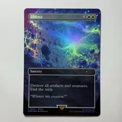 MTG Ultima Foil Final Fantasy Promo Standard Showdown English NM Tracked Post - Image 1