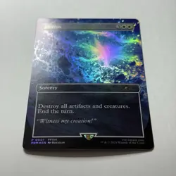 MTG Ultima Foil Final Fantasy Promo Standard Showdown English NM Tracked Post - Image 2