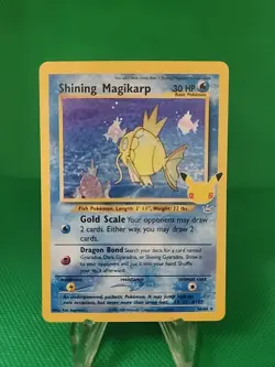 Shining Magikarp - 66/64 Celebrations 25th Anniversary Holo Rare Pokemon - Image 1