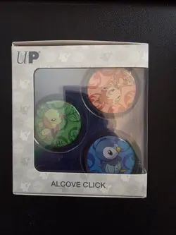 Pokemon TCG Ultra Pro Sinnoh Alcove Click Deck Box Riolu Piplup Turtwig Chimchar - Image 2