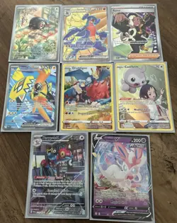 Lot Of (8) Special Illustration Rare Pokemon Cards English - Image 1